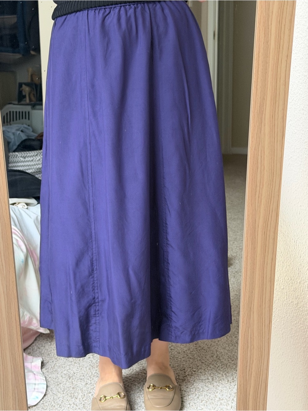 JH Collectibles Deep Purple Midi Skirt - Picture 2 of 7